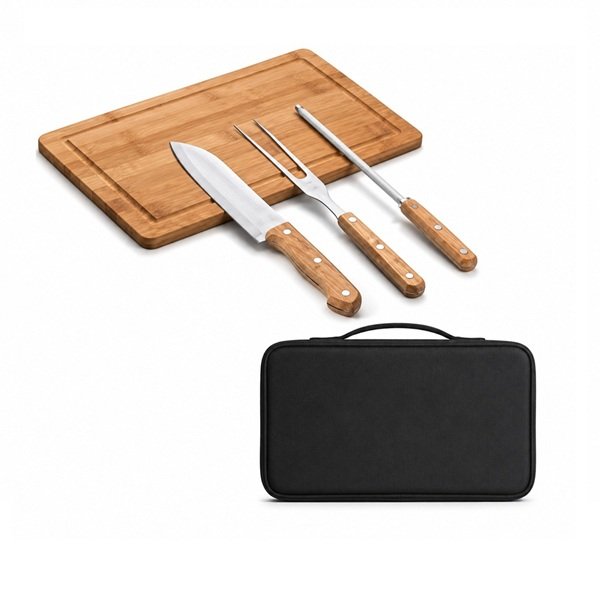 Kit Churrasco com Tábua Personalizado