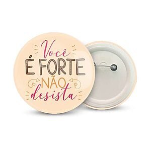Botton Americano com Alfinete Personalizado