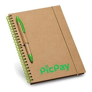 Caderno B6 Reciclado com Pauta Personalizado