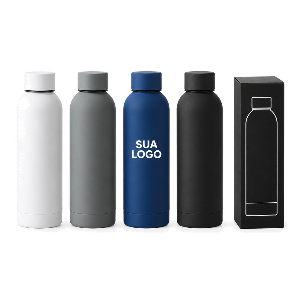 Squeeze Térmico 550ml Emborrachado Personalizado