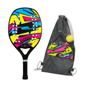 Raquete Beach Tennis Fibra de Carbono Personalizada