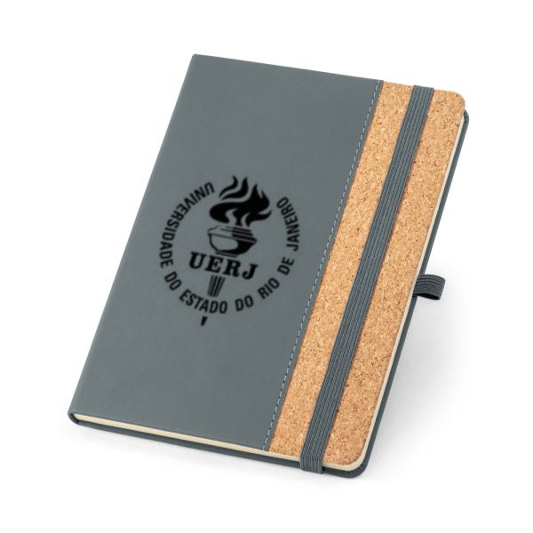 Caderno A5 em Cortiça com Folhas Pautadas Personalizado