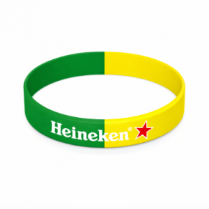 Pulseira de borracha personalizada