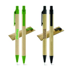 Kit Eco Caneta e Lapiseira Personalizadas
