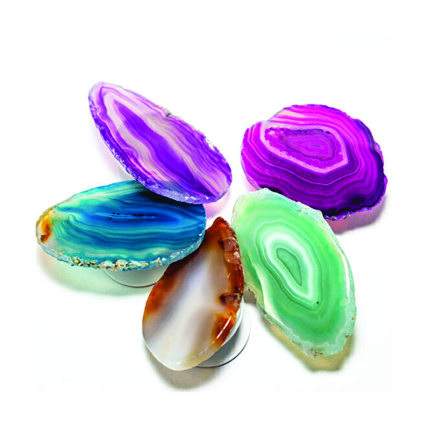 Pop Socket Pedra Natural Personalizado