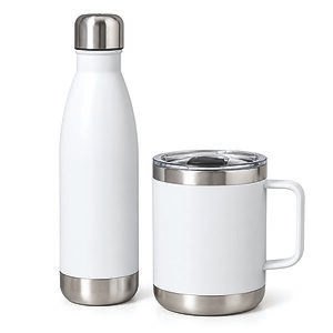Kit Natalino Térmico com Garrafa e Caneca