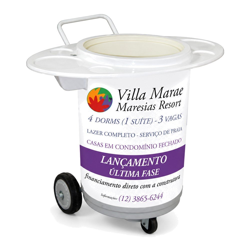 Carrinho Cooler Balcão Personalizado