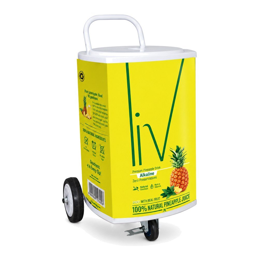 Carrinho Cooler Quadrado Personalizado