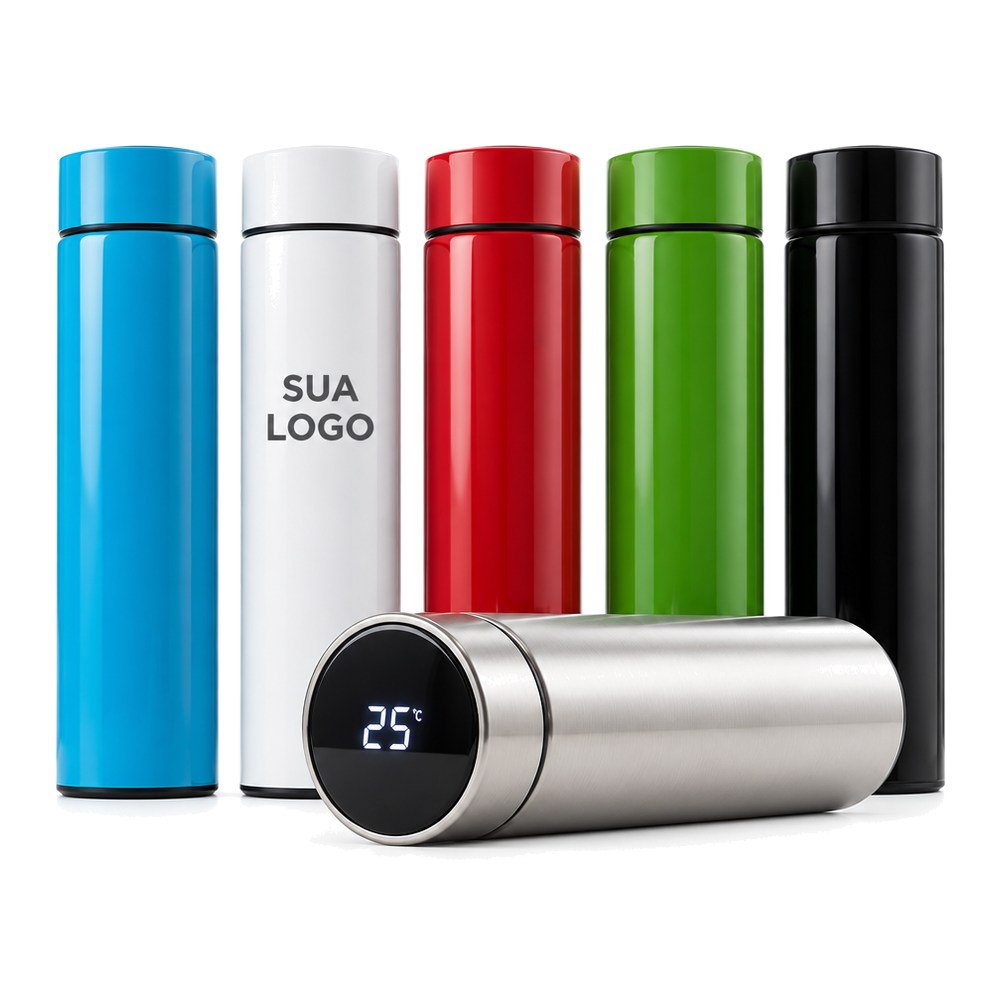 Garrafa Térmica com Display LED Personalizada