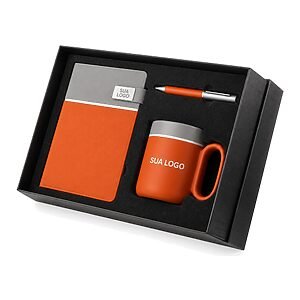 Kit Corporativo Colorido com Caneca 500 ml Personalizado