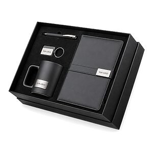 Kit Corporativo com Caneca e Chaveiro Personalizado