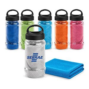 Kit Garrafa com Toalha Personalizado
