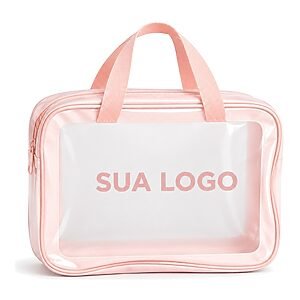 Necessaire Transparente com Alças Personalizada