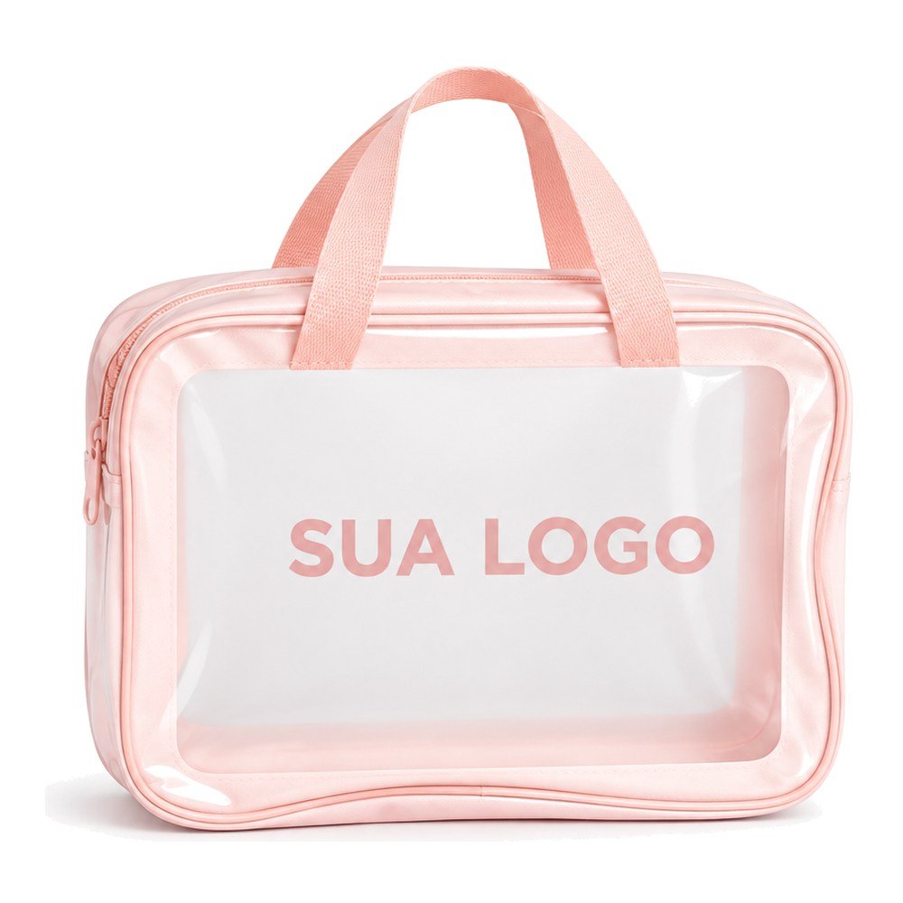 Necessaire Transparente com Alças Personalizada