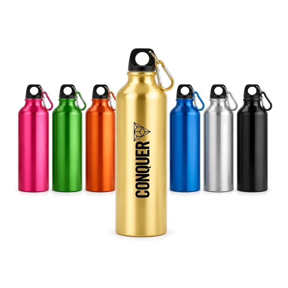 Squeeze Alumínio com Mosquetão Personalizado